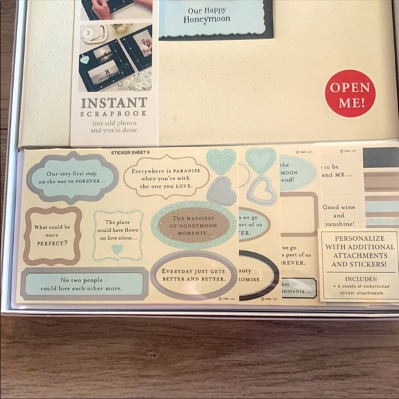 Wedding, Honeymoon, Memories, Photo Frame, Scrapbook, True Love - Picture 3 of 13